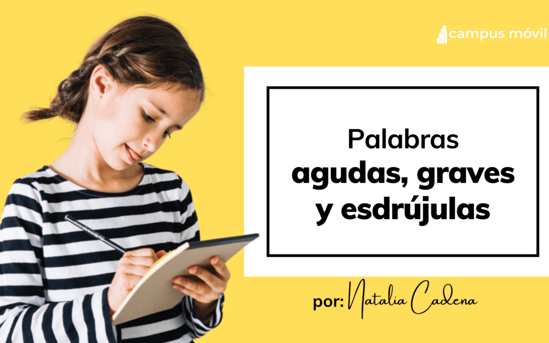Ortografía para principiantes: Palabras agudas, graves y esdrújulas.